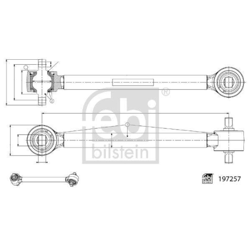 FEBI BILSTEIN Lenker, Radaufh&auml;ngung 197257