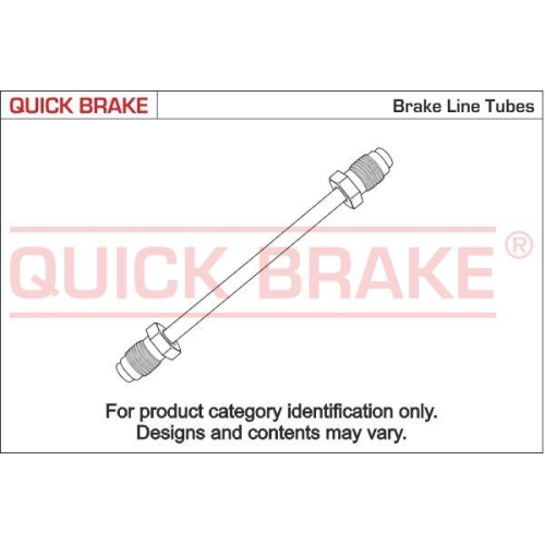QUICK BRAKE Bremsleitung CU-0400A-E