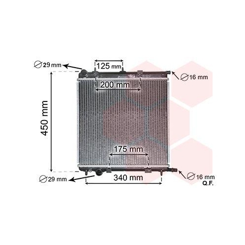VAN WEZEL K&uuml;hler, Motork&uuml;hlung 40002289