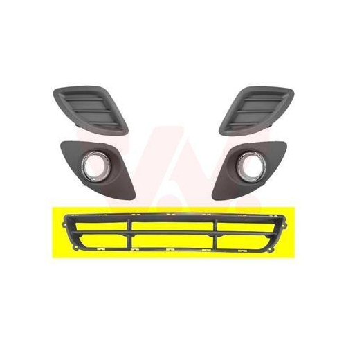 VAN WEZEL L&uuml;ftungsgitter, Sto&szlig;f&auml;nger 8353590