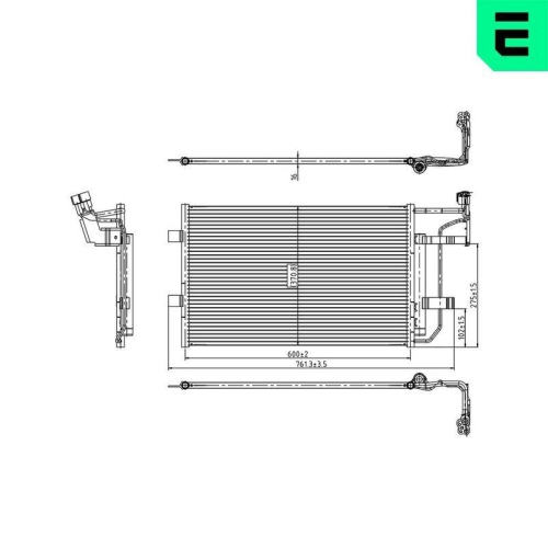 ERA Kondensator, Klimaanlage 667464