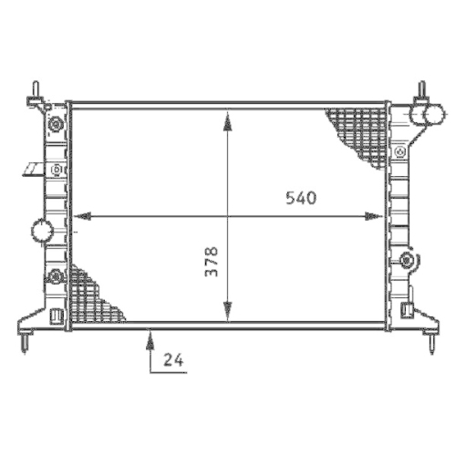 MAHLE K&uuml;hler, Motork&uuml;hlung BEHR CR 635 000S