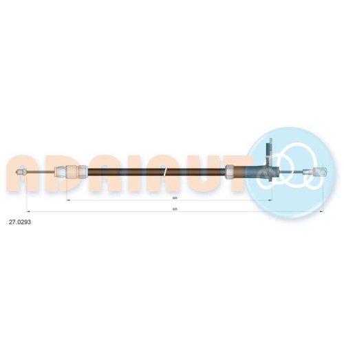 ADRIAUTO Seilzug, Feststellbremse 27.0293
