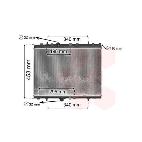 VAN WEZEL K&uuml;hler, Motork&uuml;hlung 40002290