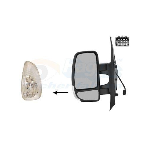 VAN WEZEL Au&szlig;enspiegel * HAGUS * 3799811