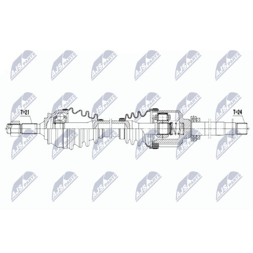 NTY Antriebswelle NPW-CT-057