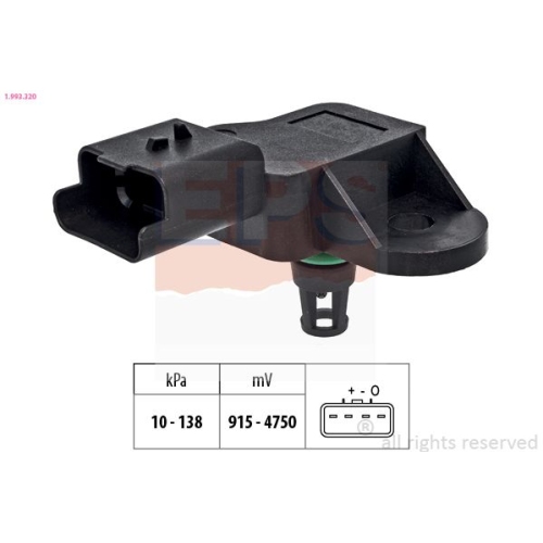 EPS Luftdrucksensor, Höhenanpassung Made in Italy - OE Equivalent 1.993.320
