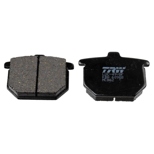 TRW Bremsbelagsatz, Scheibenbremse Organic Allround MCB62