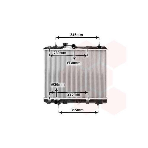 B-Ware K&uuml;hler, Motork&uuml;hlung VAN WEZEL 52002111 passend f&uuml;r OPEL Agila B, SUZUKI