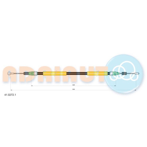 ADRIAUTO Seilzug, Feststellbremse 41.0272.1