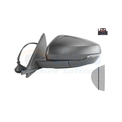 VAN WEZEL Au&szlig;enspiegel * HAGUS * 0366805