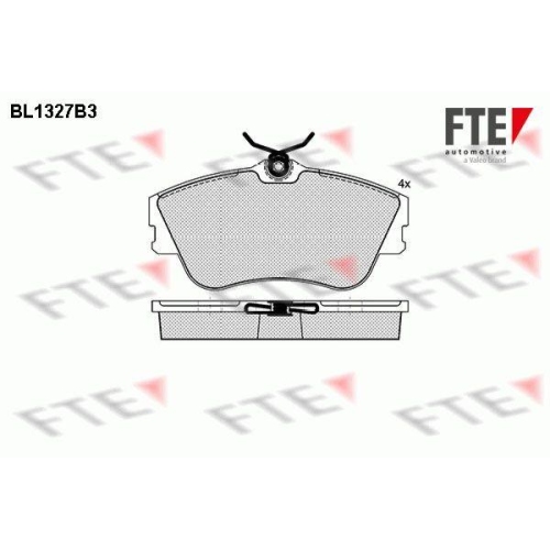 FTE Bremsbelagsatz, Scheibenbremse 9010118