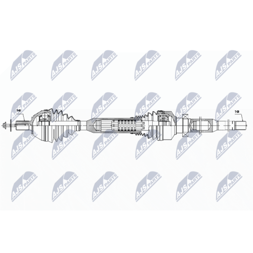NTY Antriebswelle NPW-VV-058