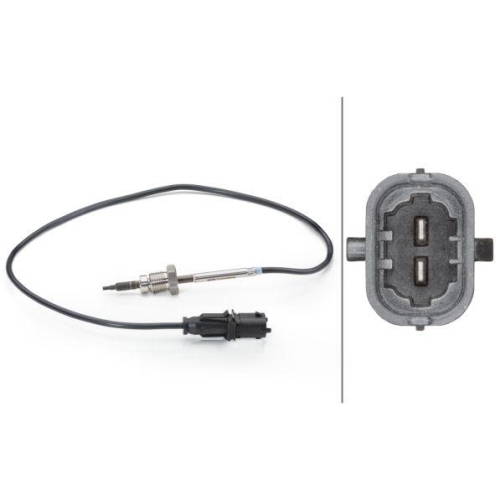 HELLA Sensor, Abgastemperatur 6PT 014 494-001