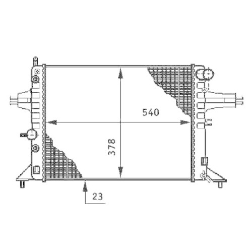 MAHLE K&uuml;hler, Motork&uuml;hlung BEHR CR 650 000S
