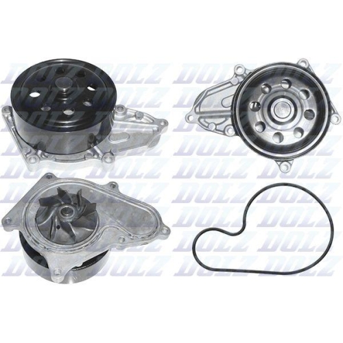 DOLZ Wasserpumpe, Motork&uuml;hlung