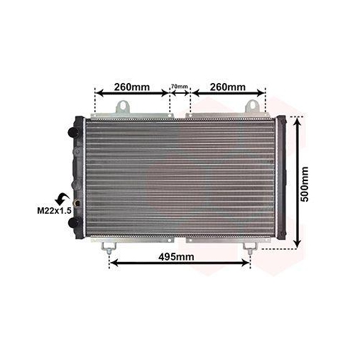 VAN WEZEL K&uuml;hler, Motork&uuml;hlung 40002319