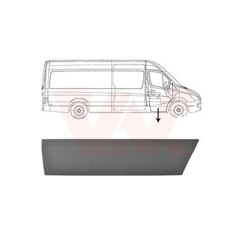 VAN WEZEL Zier-/Schutzleiste, T&uuml;r 3077424