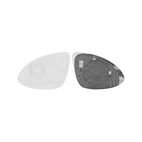 VAN WEZEL Spiegelglas, Au&szlig;enspiegel * HAGUS * 7405837
