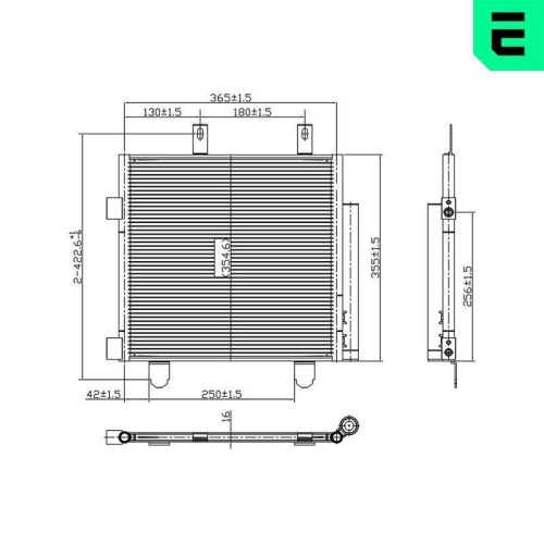 ERA Kondensator, Klimaanlage 667491
