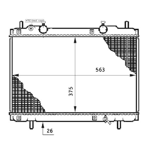 MAHLE K&uuml;hler, Motork&uuml;hlung BEHR CR 656 000S