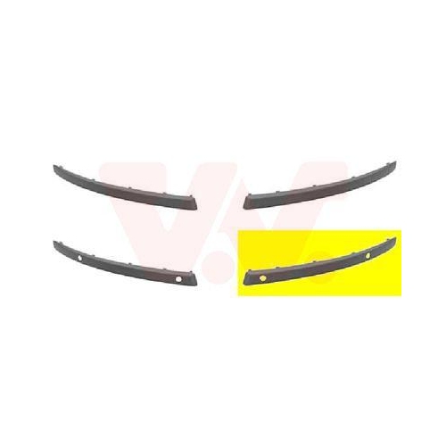 VAN WEZEL Zier-/Schutzleiste, Sto&szlig;f&auml;nger ** Equipart ** 0628583