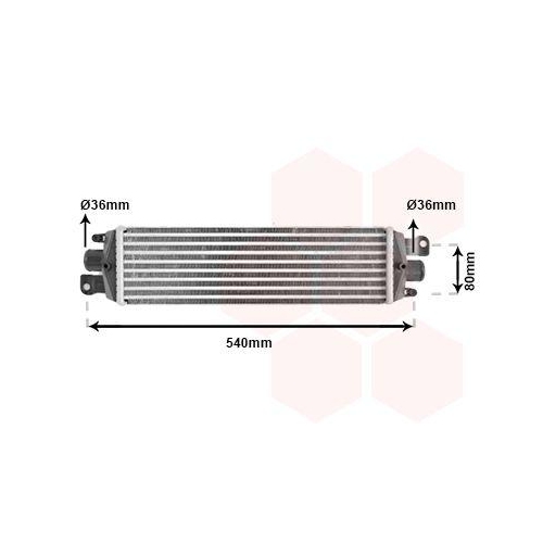 VAN WEZEL Ladeluftk&uuml;hler 17004337