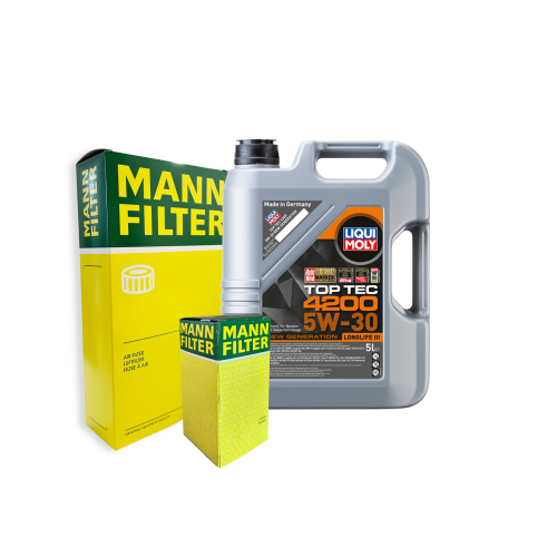 Liqui Moly TopTec4200 Motor&ouml;l 5W-30 NewGeneration 5Liter+&Ouml;lfilter+Luftfilter Kit