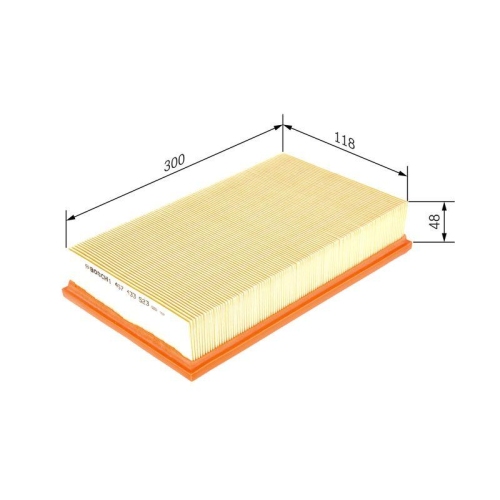 BOSCH Luftfilter 1 457 433 523