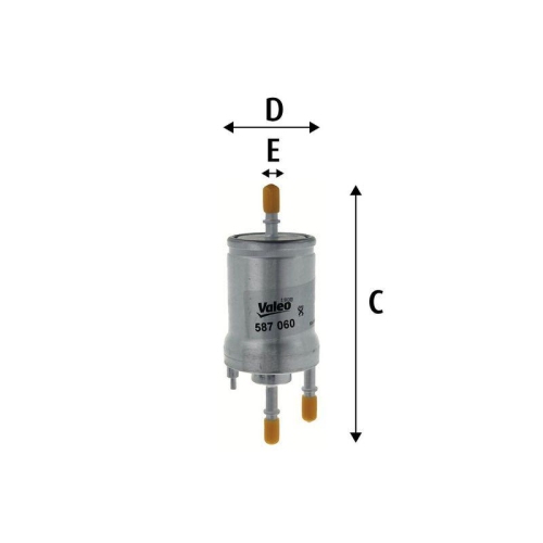 VALEO Kraftstofffilter 587060
