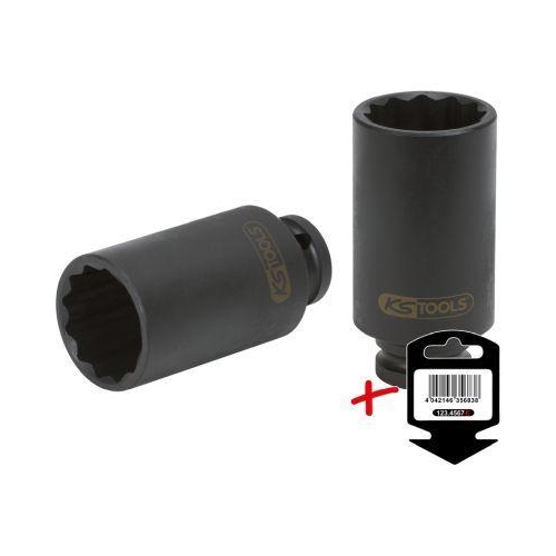 1/2 Zoll Spezial-12-kant-Gelenkwellen-Stecknuss 33mm H&auml;nger KS TOOLS 150.1711-E