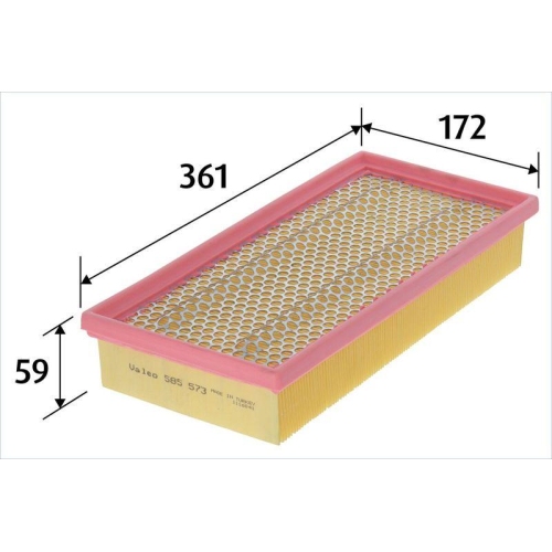 VALEO Luftfilter 585573