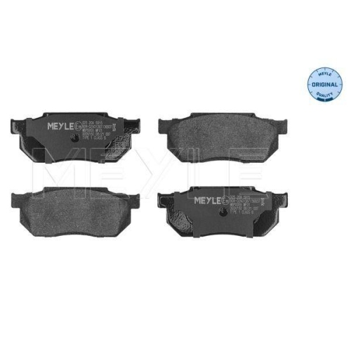 MEYLE Bremsbelagsatz, Scheibenbremse MEYLE-ORIGINAL: True to OE. 025 209 5915