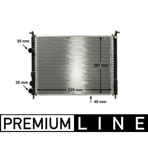 MAHLE K&uuml;hler, Motork&uuml;hlung BEHR *** PREMIUM LINE *** CR 645 000P