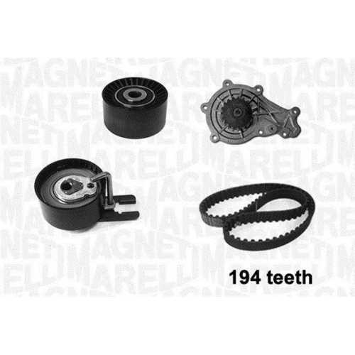 MAGNETI MARELLI Wasserpumpe + Zahnriemensatz