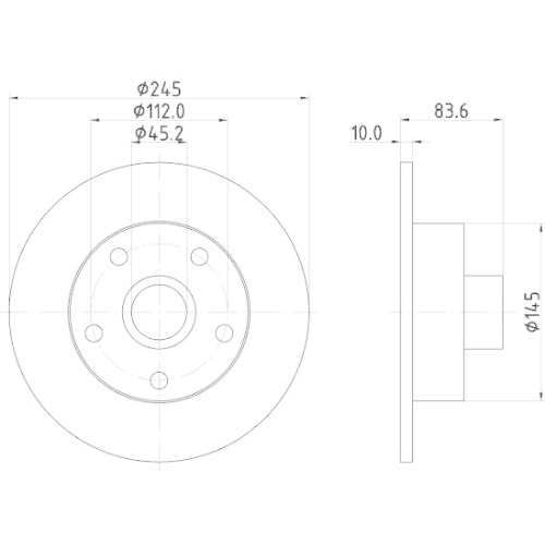 DON Bremsscheibe PCD21431