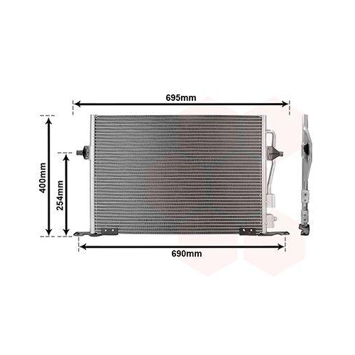 VAN WEZEL Kondensator, Klimaanlage 18005259