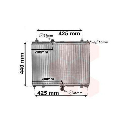 VAN WEZEL K&uuml;hler, Motork&uuml;hlung 40002358