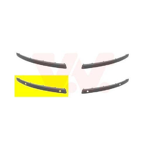 VAN WEZEL Zier-/Schutzleiste, Sto&szlig;f&auml;nger ** Equipart ** 0628584