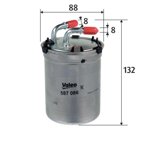 VALEO Kraftstofffilter 587086