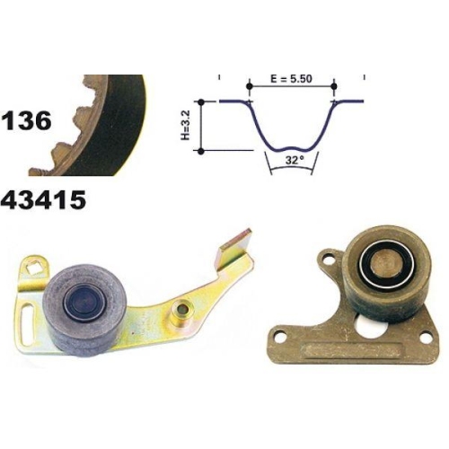 MAPCO Zahnriemensatz 23405