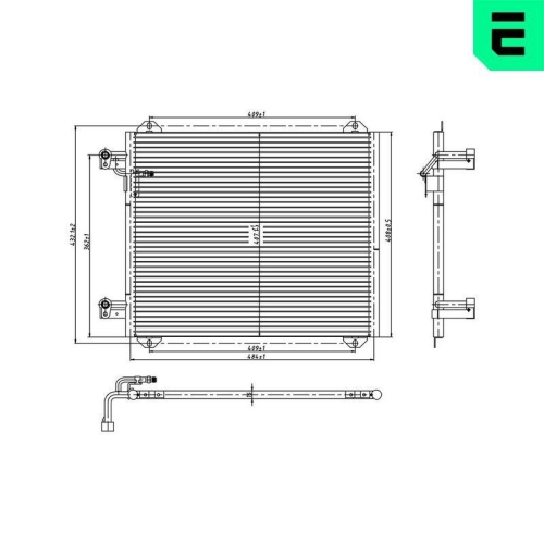 ERA Kondensator, Klimaanlage 667492