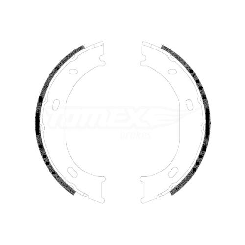 TOMEX Brakes Bremsbackensatz TX 21-17