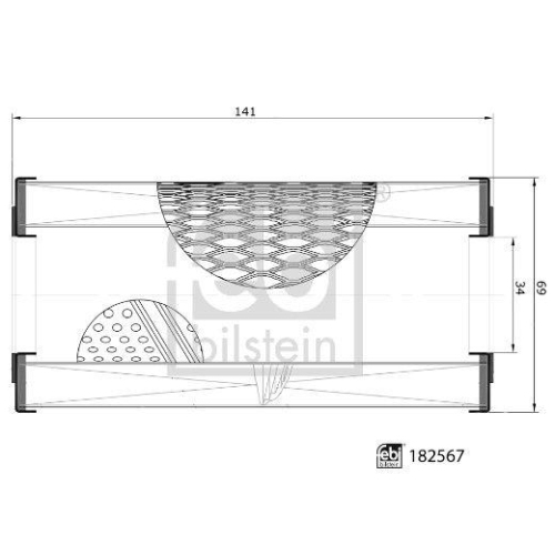 FEBI BILSTEIN &Ouml;lfilter 182567