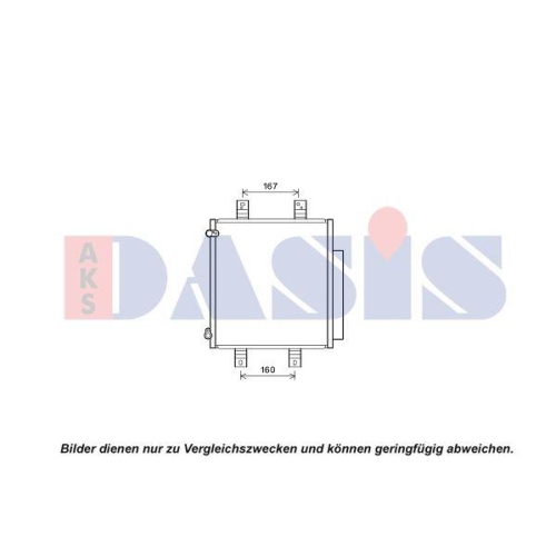 AKS DASIS Kondensator, Klimaanlage 362010N