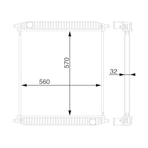 MAHLE K&uuml;hler, Motork&uuml;hlung BEHR CR 703 000S