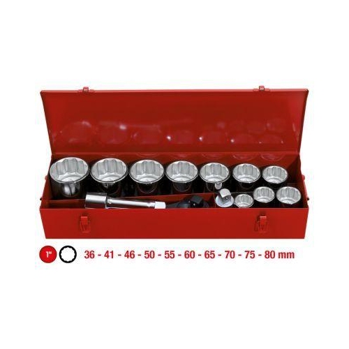 1 Zoll Steckschl&uuml;ssel-Satz, 14-tlg KS TOOLS 911.0814