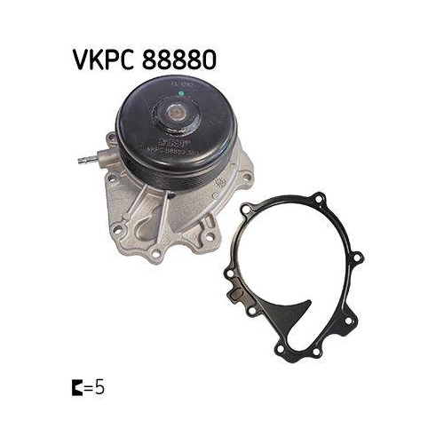 SKF Wasserpumpe, Motork&uuml;hlung VKPC 88880