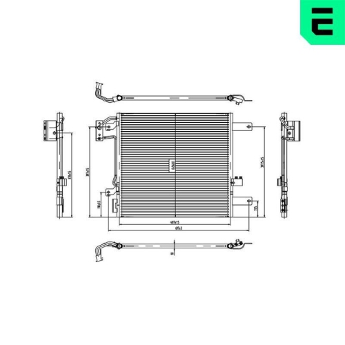 ERA Kondensator, Klimaanlage 667493