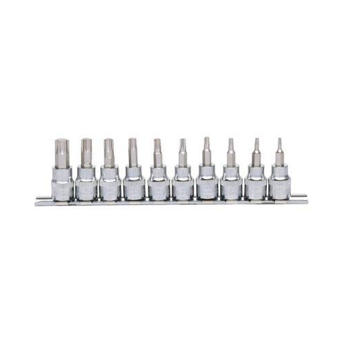 3/8 Zoll CHROMEplus Bit-Stecknuss-Satz Torx, 10-tlg T10-T55 KS TOOLS 918.3939